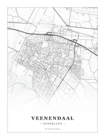 Stadskaart Veenendaal - Klassiek - Zonder lijst