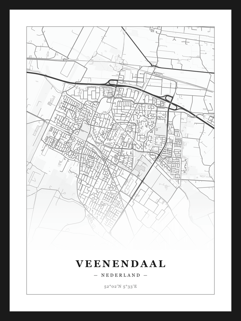 Stadskaart Veenendaal
