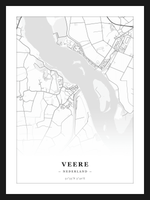 Stadskaart Veere - Klassiek