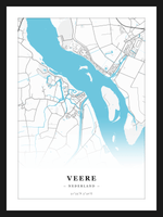 Stadskaart Veere - Water