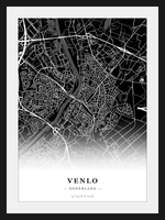 Stadskaart Venlo - Donker