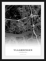 Stadskaart Vlaardingen - Donker
