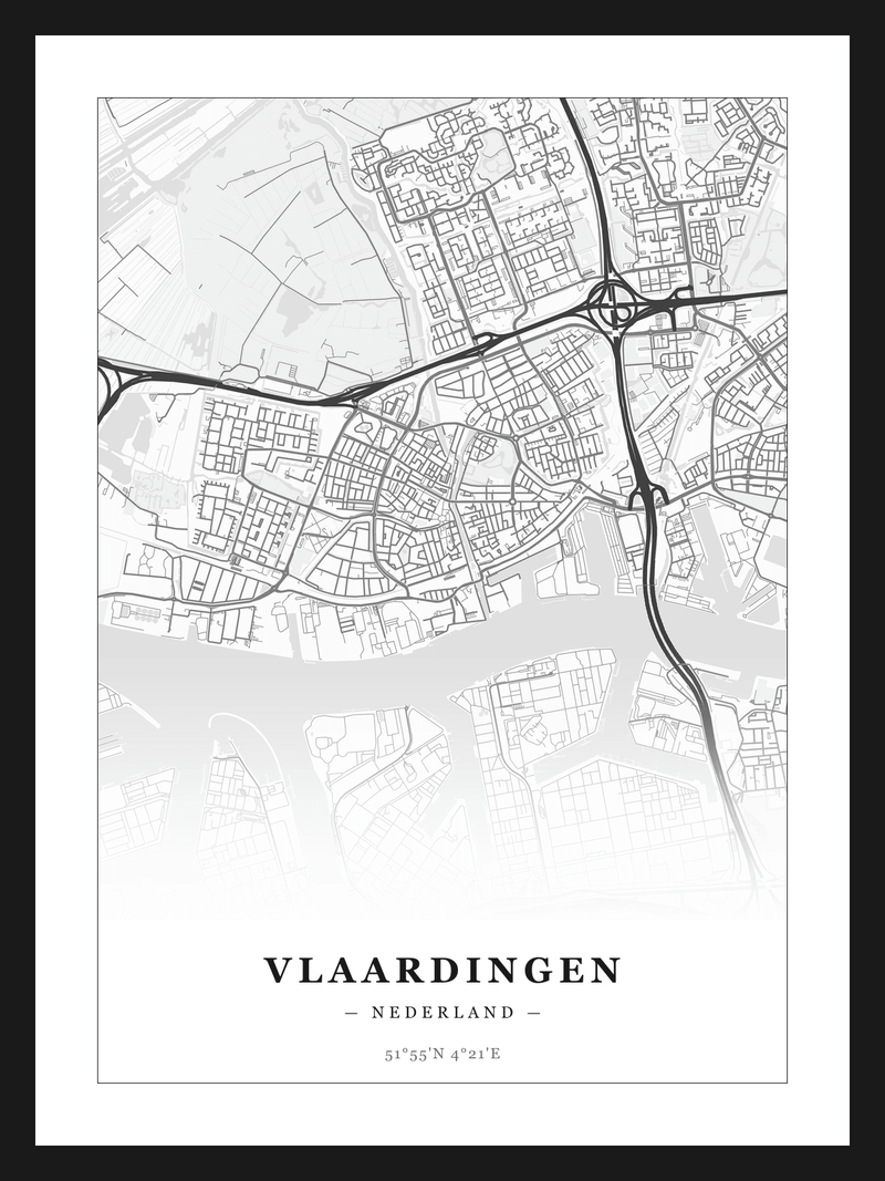 Stadskaart Vlaardingen - Klassiek