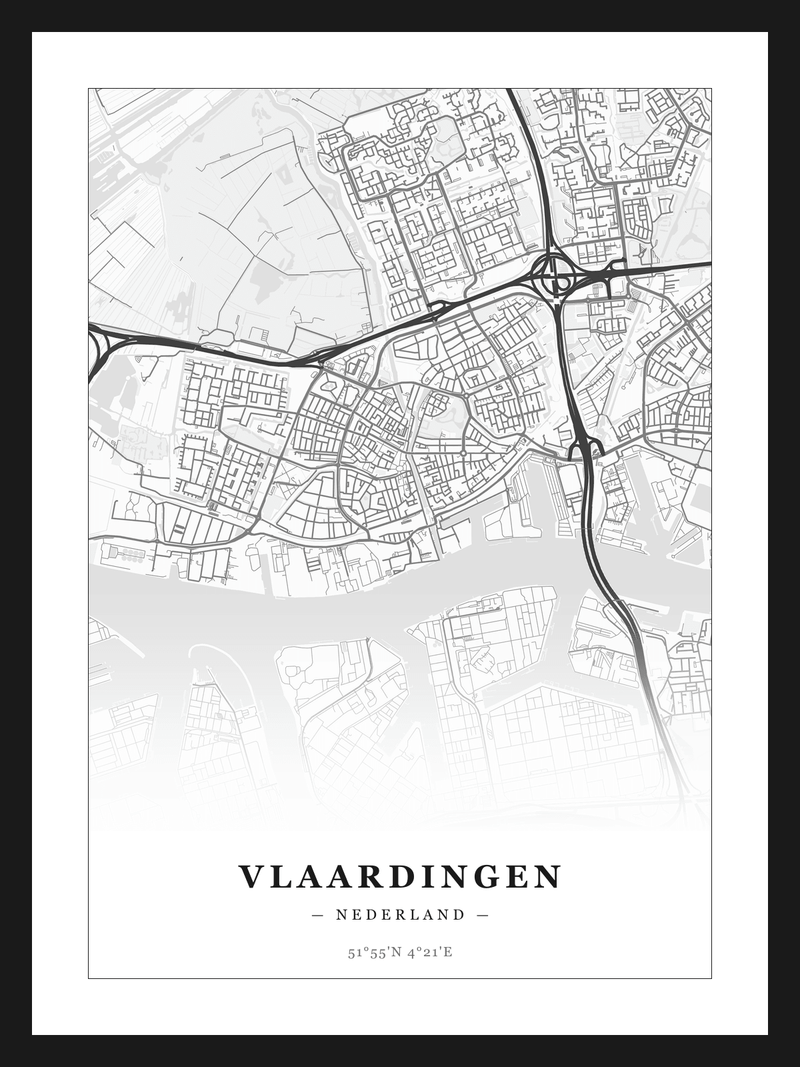Stadskaart Vlaardingen