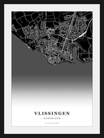 Stadskaart Vlissingen - Donker