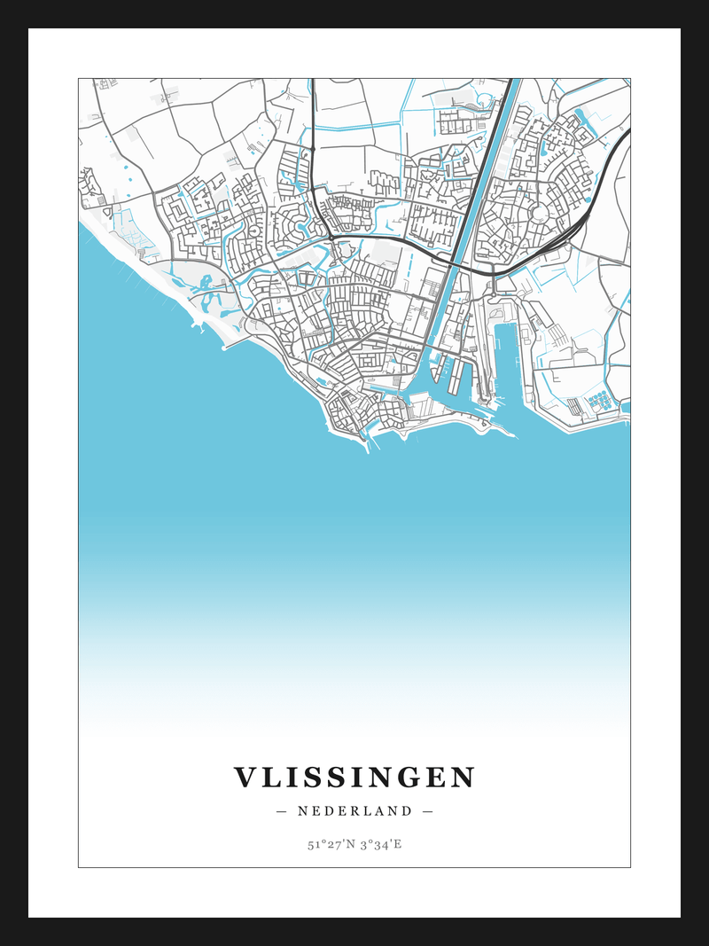 Stadskaart Vlissingen - Water