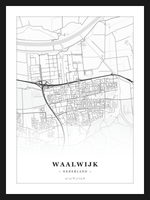 Stadskaart Waalwijk - Klassiek