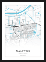 Stadskaart Waalwijk - Water
