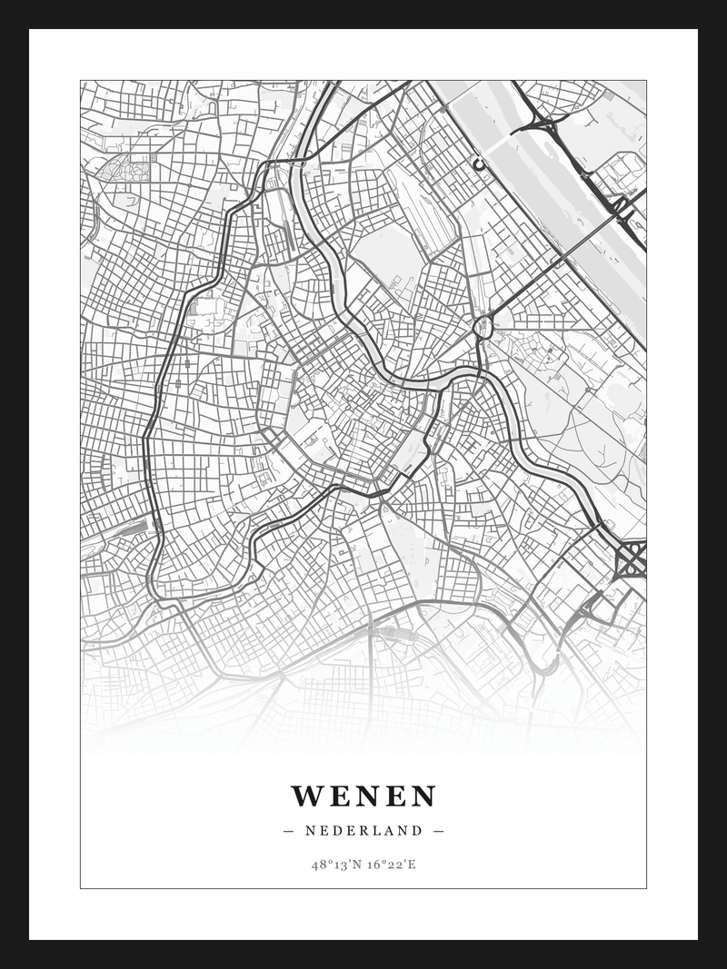 Stadskaart Wenen - Klassiek