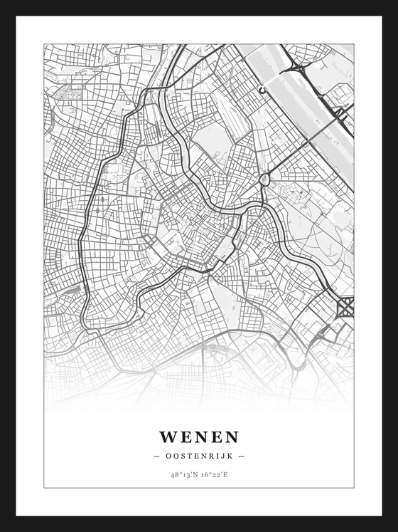 Stadskaart Wenen