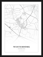 Stadskaart Westerbork - Klassiek