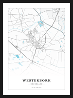 Stadskaart Westerbork - Water