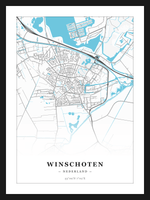 Stadskaart Winschoten - Water