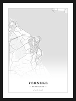 Stadskaart Yerseke - Klassiek