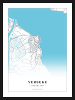 Stadskaart Yerseke - Water