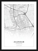 Stadskaart Zaandam - Klassiek