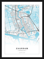 Stadskaart Zaandam - Water