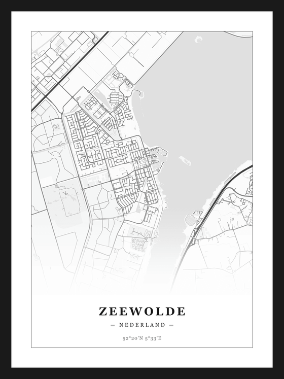 Stadskaart Zeewolde - Klassiek