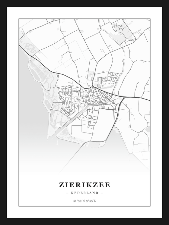 Stadskaart Zierikzee - Klassiek