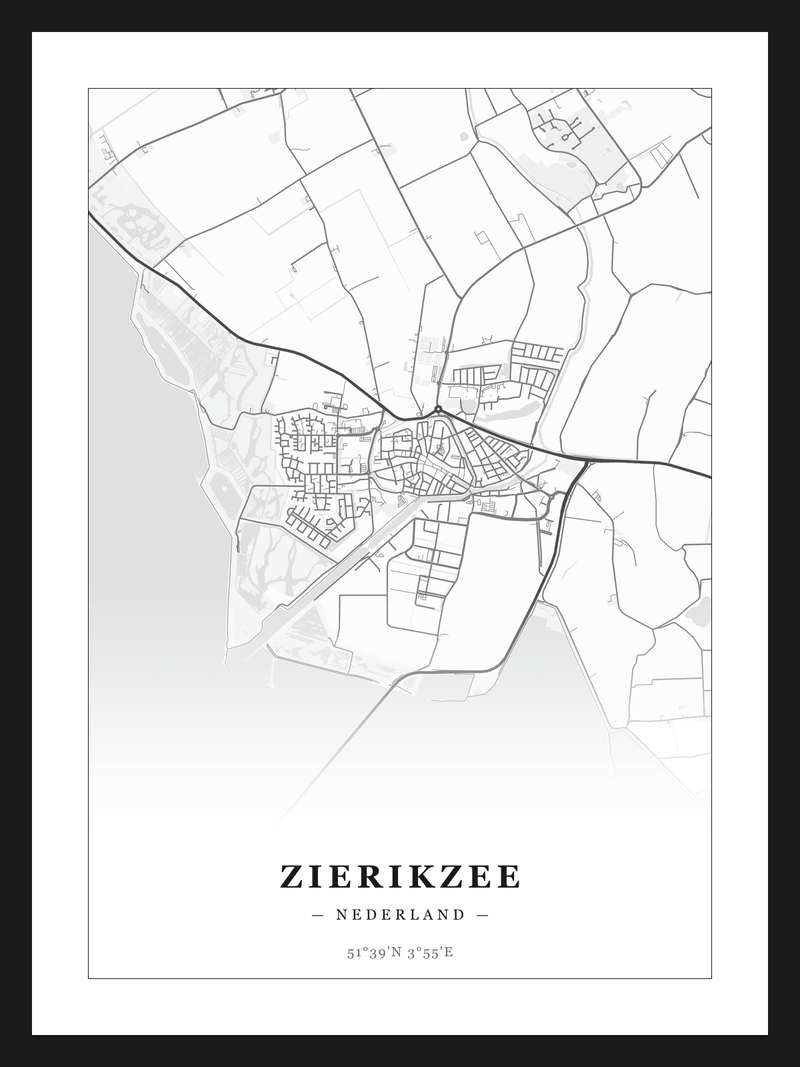 Stadskaart Zierikzee