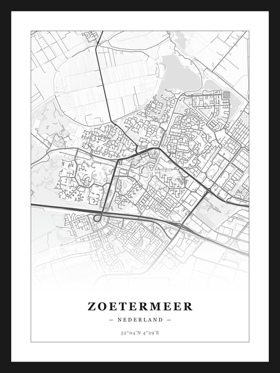 Stadskaart Zoetermeer