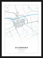 Stadskaart Zuidhorn - Water