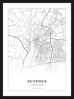 Stadskaart Zutphen - Klassiek