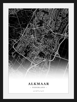 Steden poster Alkmaar - Donker