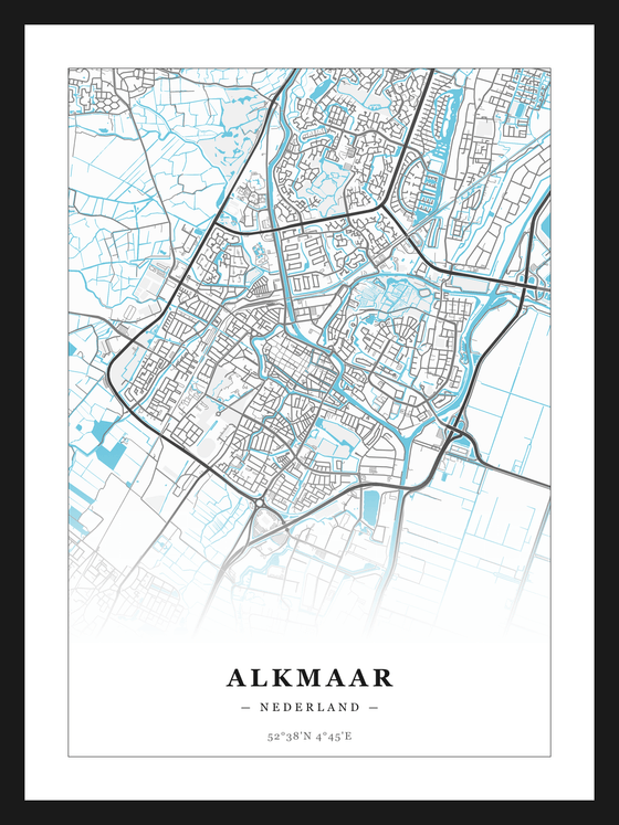 Steden poster Alkmaar