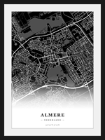 Steden poster Almere - Donker