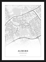 Steden poster Almere - Klassiek