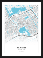 Steden poster Almere - Water