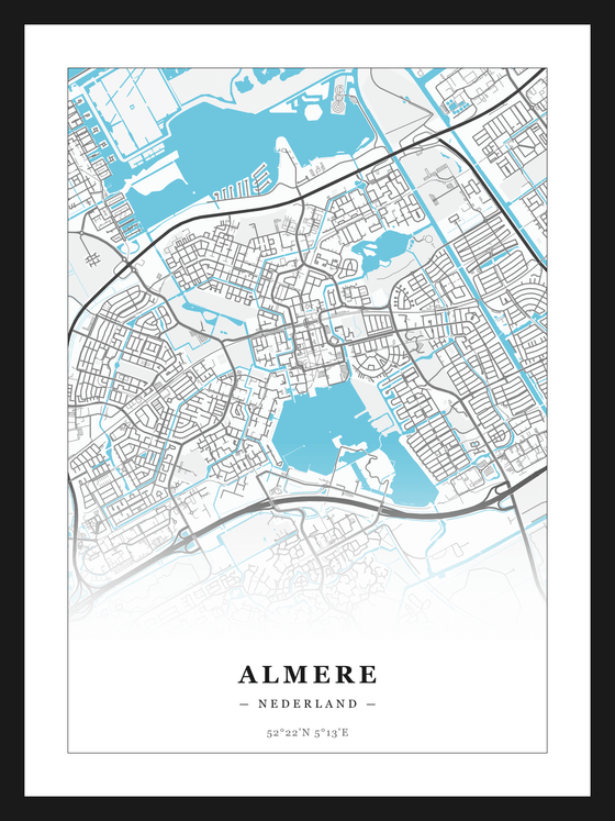 Steden poster Almere