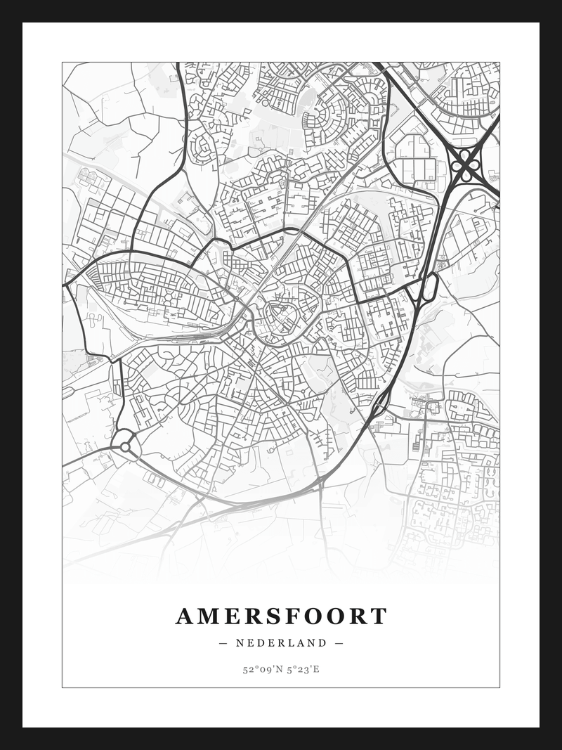 Steden poster Amersfoort - Klassiek