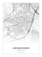 Steden poster Amersfoort - Klassiek - Zonder lijst