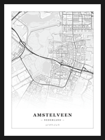 Steden poster Amstelveen - Klassiek