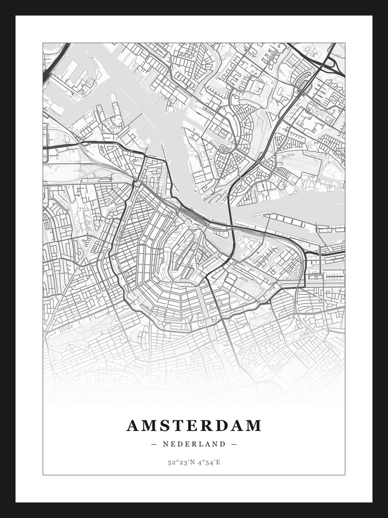 Steden poster Amsterdam