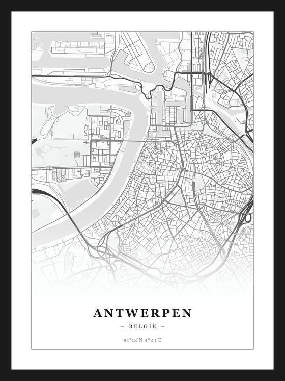 Steden poster Antwerpen - Klassiek