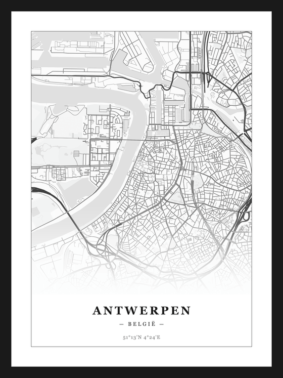 Steden poster Antwerpen