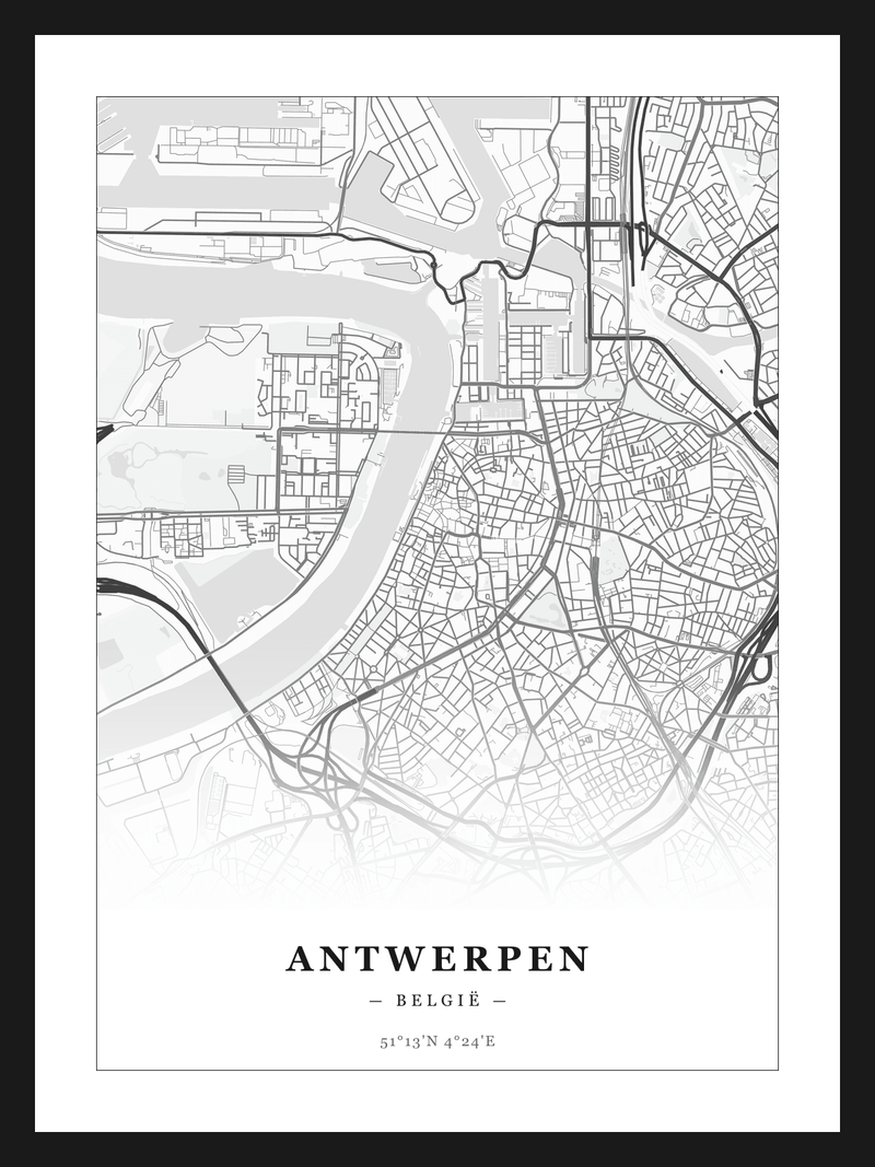 Steden poster Antwerpen