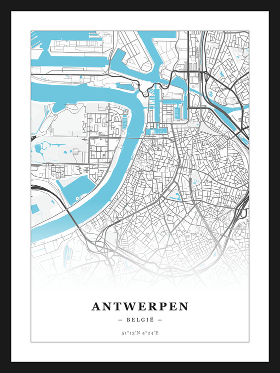 Steden poster Antwerpen