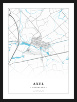Steden poster Axel - Water