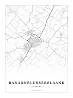 Steden poster Banaonblusserslaand (Zundert) - Klassiek - Zonder lijst