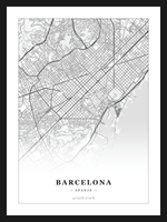 Steden poster Barcelona