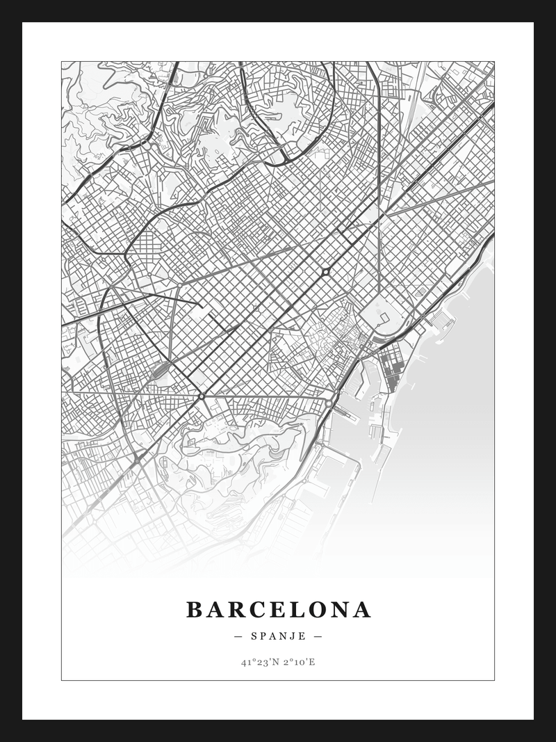Steden poster Barcelona