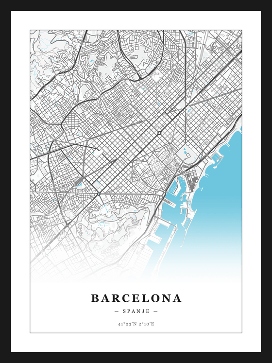 Steden poster Barcelona