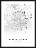 Steden poster Bergen op Zoom - Klassiek