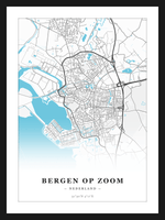 Steden poster Bergen op Zoom