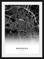 Steden poster Bologna - Donker