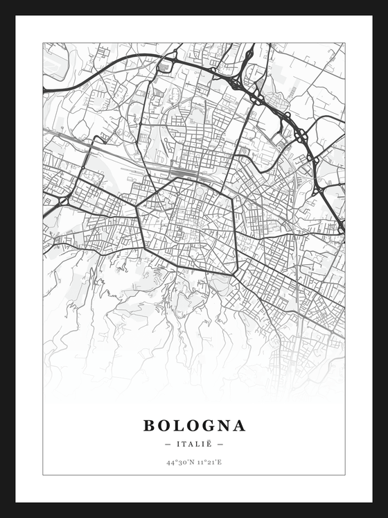Steden poster Bologna - Klassiek